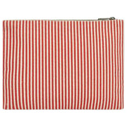 Bagtaske Ema Medium Zipped Pouch - Røde striber