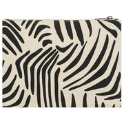 Hindbag Ema Medium Zipped Pouch - Zebra Cream
