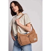 Hindbag Emile Multi Pocket Skuldertaske - Cinnamon Brown