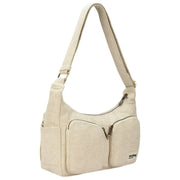 Hindbag Emile Multi Pocket Skuldertaske - Jute Beige