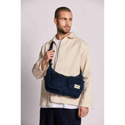 Hindbag Emile Multi Pocket Skuldertaske - Marineblå