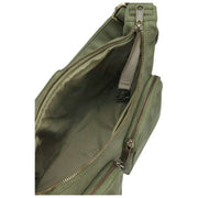 Hindbag Emile Multi Pocket Skuldertaske - Olivengrøn