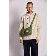 Hindbag Emile Multi Pocket Skuldertaske - Olivengrøn