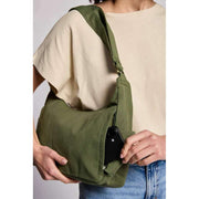 Hindbag Emile Multi Pocket Skuldertaske - Olivengrøn