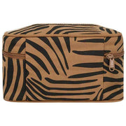 Bagtaske Gaspard Vanity Bag - Zebra Cinnamon Brown