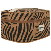 Bagtaske Gaspard Vanity Bag - Zebra Cinnamon Brown