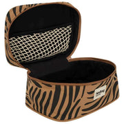 Bagtaske Gaspard Vanity Bag - Zebra Cinnamon Brown
