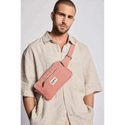Bagbag Harry Rectangle Bum Bag - Røde Striber