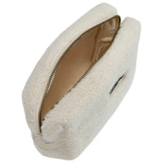 Hindbag Leon Teddy Toilettaske - Arctic White