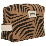 Hindbag Leon Toilettaske - Zebra Cinnamon Brown