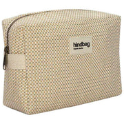 Hindbag Leon Woven Toilettaske - Nude Beige
