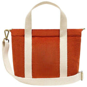 Hindbag Louise Square Crossbody Taske - Velvet Brick Orange