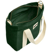 Hindbag Louise Square Crossbody Taske - Velvet Pine Green