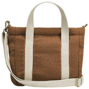 Bagtaske Louise Square Teddy Crossbody Taske - Brun