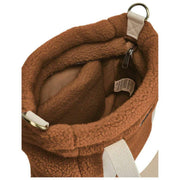 Bagtaske Louise Square Teddy Crossbody Taske - Brun