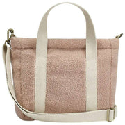 Bagtaske Louise Firkantet Teddy Crossbody Taske - Powder Pink