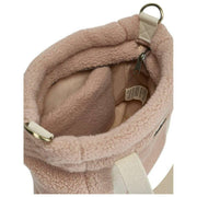 Bagtaske Louise Firkantet Teddy Crossbody Taske - Powder Pink
