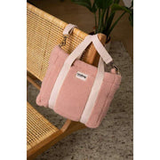 Bagtaske Louise Firkantet Teddy Crossbody Taske - Powder Pink
