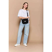 Hindbag Margault Quiltet skuldertaske - Sort