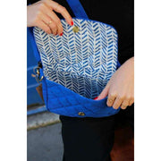 Hindbag Margault Quiltet skuldertaske - Electric Blue
