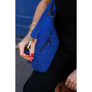Hindbag Margault Quiltet skuldertaske - Electric Blue