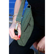 Hindbag Margault Quiltet skuldertaske - Olivengrøn