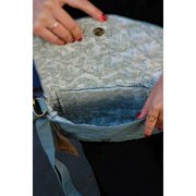 Hindbag Margault Quiltet skuldertaske - Sage Green