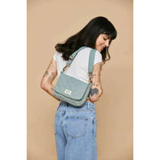 Hindbag Margault Quiltet skuldertaske - Sage Green