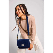 Hindbag Margault Skuldertaske - Velvet Navy Blue