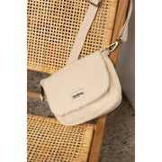 Hindbag Margault Teddy Skuldertaske - Arctic White