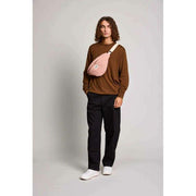 Bagtaske Olivia Teddy Bum Bag - Powder Pink
