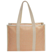 Bagbag Oscar Woven Tote Bag - Koralrød