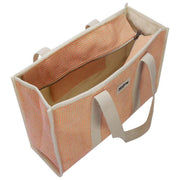 Bagbag Oscar Woven Tote Bag - Koralrød