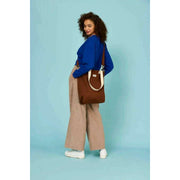 Hindbag Paul Tote Bag - Chokoladebrun