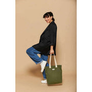 Hindbag Paul Tote Bag - Olivengrøn