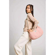 Hindbag Rosa Stor Teddy Skuldertaske - Powder Pink