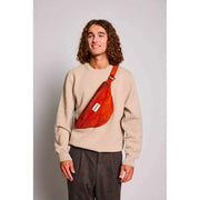 Bagbag Sasha Large Bum Bag - Velvet Brick Orange