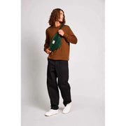 Bagbag Sasha Large Bum Bag - Velvet Pine Green