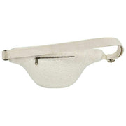 Bagtaske Sasha Large Teddy Bum Bag - Arctic White