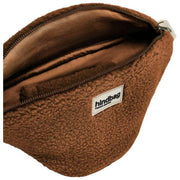 Bagtaske Sasha Large Teddy Bum Bag - Brun