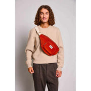 Hindbag Sofia XL Bum Bag - Velvet Brick Orange