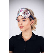 Jessica Russell Flint Cancer Silk Eye Mask - Hvid/Beige