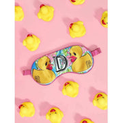 Jessica Russell Flint D til Duck Silk Eye Mask - Pink/Gul