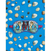 Jessica Russell Flint M for Mermaid Silk Eye Mask - Blå/Pink/Beige