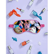 Jessica Russell Flint N for Nails Silk Eye Mask - Pink/Sort/Blå