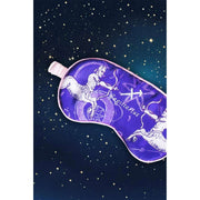 Jessica Russell Flint Sagittarius Silke Eye Mask - Lilla/Hvid