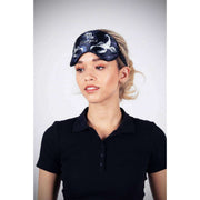 Jessica Russell Flint Scorpio Silk Eye Mask - Blå/Hvid