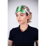 Jessica Russell Flint Taurus Silk Eye Mask - Grøn/Beige
