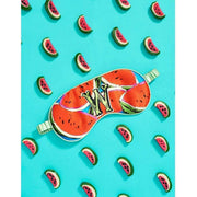 Jessica Russell Flint W for Watermelon Silk Eye Mask - Rød/Blå