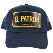 John Hatter El Patron Trucker Hat i aluminium - Navy